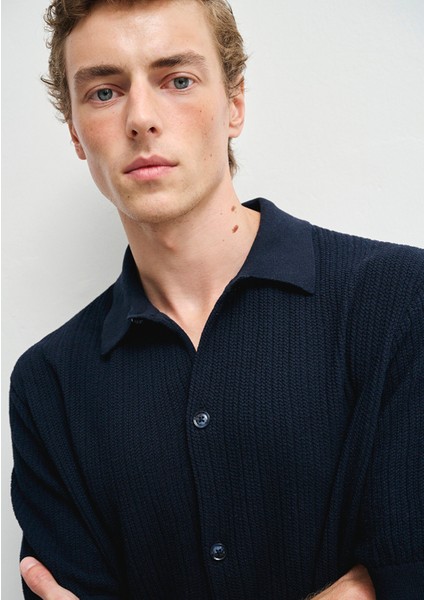 Lacivert Triko Polo 0710306-70488