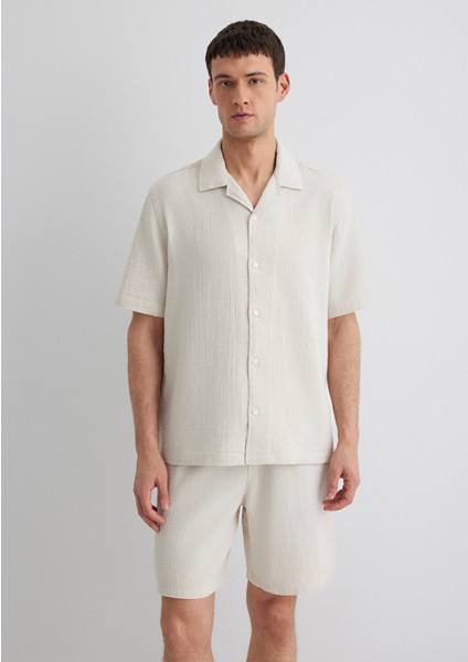 Ekru Gömlek 0211532-70134