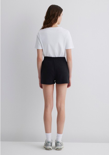 Siyah Basic Şort 1410152-900