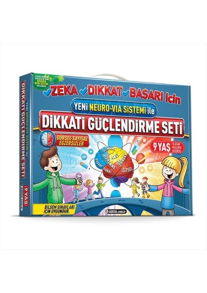 Dikkati Güçlendirme Seti 3. Sınıf – 9 Yaş- Neuro-Via