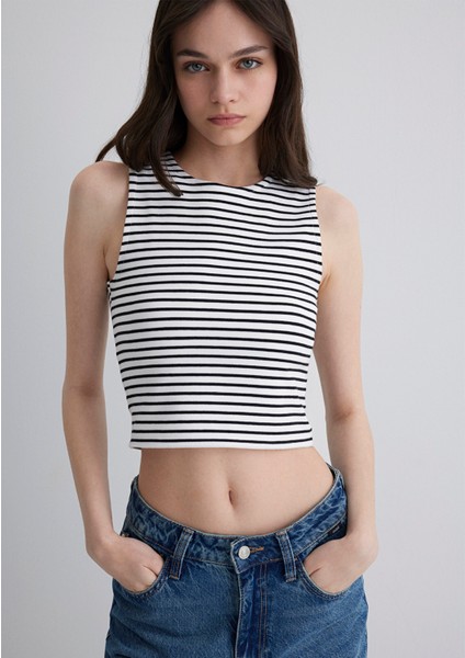 Çizgili Halter Atlet 1613118-85407