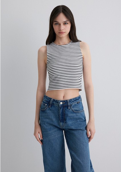 Çizgili Halter Atlet 1613118-85407