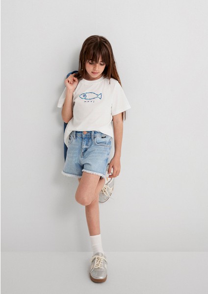 Melora Açık Mavi Jean Şort 7410655-89489