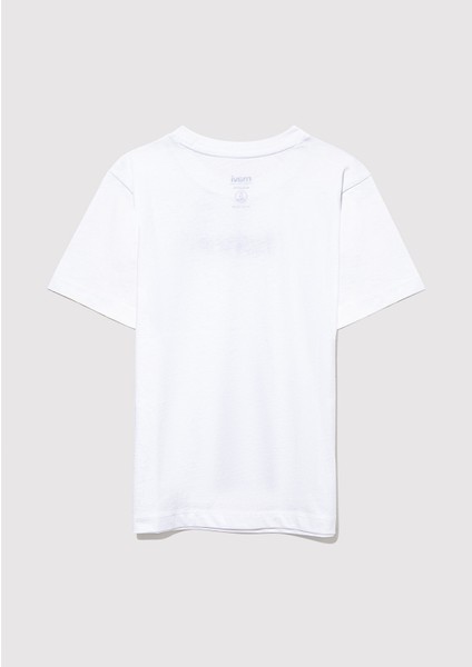 Hav Baskılı Beyaz Çocuk Tişört 6610350-620