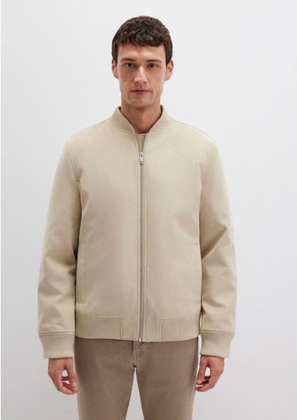 Bej Suni Deri Ceket 0110639-70186