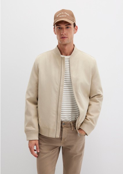 Bej Suni Deri Ceket 0110639-70186