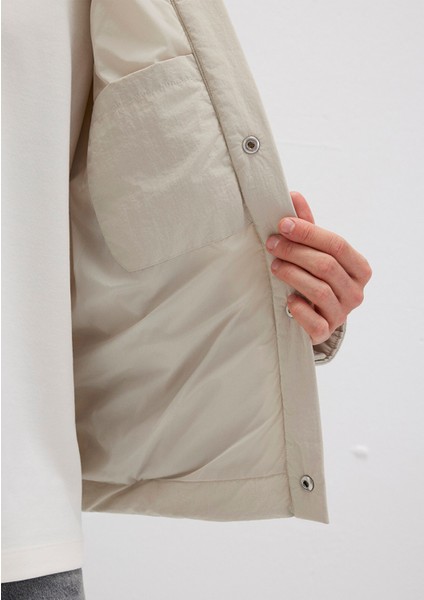 Bej Şişme Mont 0110599-70144