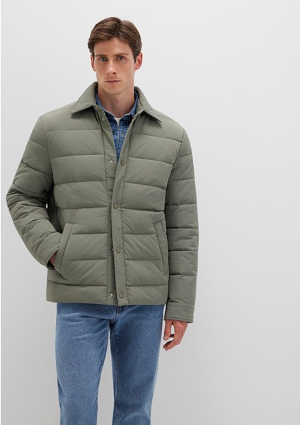 Yeşil Şişme Mont 0110599-85485