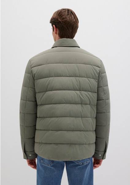 Yeşil Şişme Mont 0110599-85485