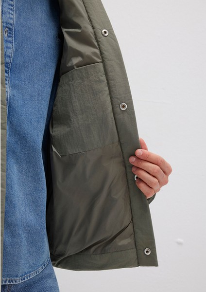 Yeşil Şişme Mont 0110599-85485