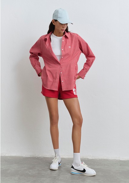 Pötikareli Kırmızı Gömlek 1211227-90843