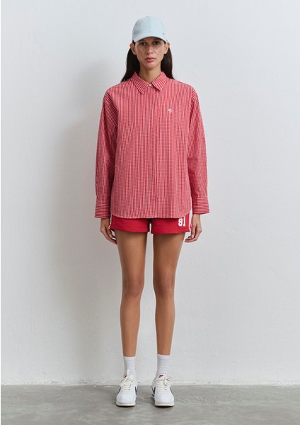 Pötikareli Kırmızı Gömlek 1211227-90843