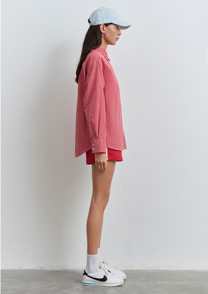 Pötikareli Kırmızı Gömlek 1211227-90843