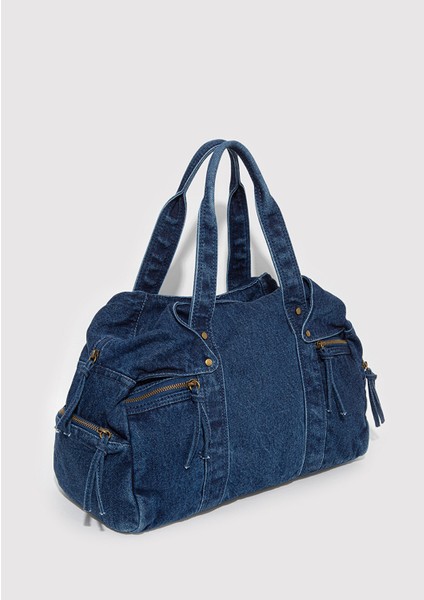 Denim Omuz Çantası 1913468-22189
