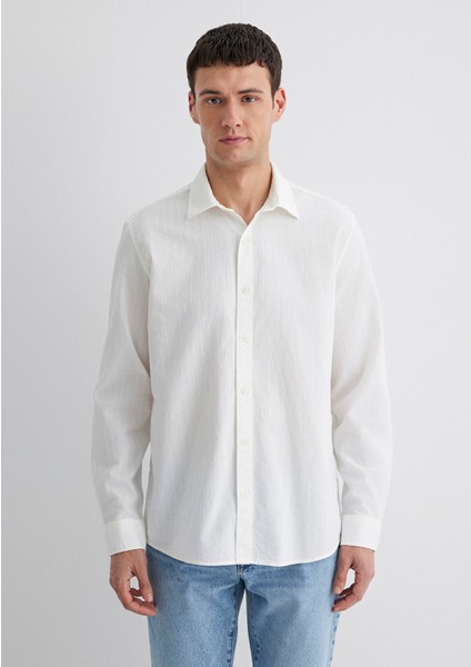 Ekru Gömlek 0211623-70057