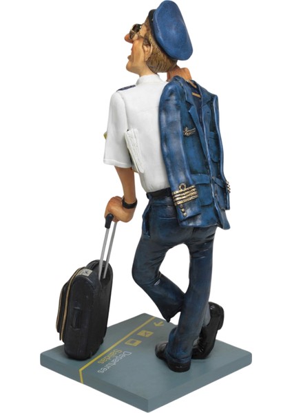 Guillermo Forchino Pilot Biblo Koleksiyonluk Lisanslı Havacılık Dekoratif Obje | It-Sold modelleri