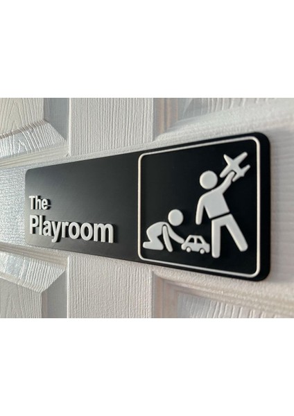 Çocuk Oyun Odası Için Dekoratif 3D Yazı Levhası