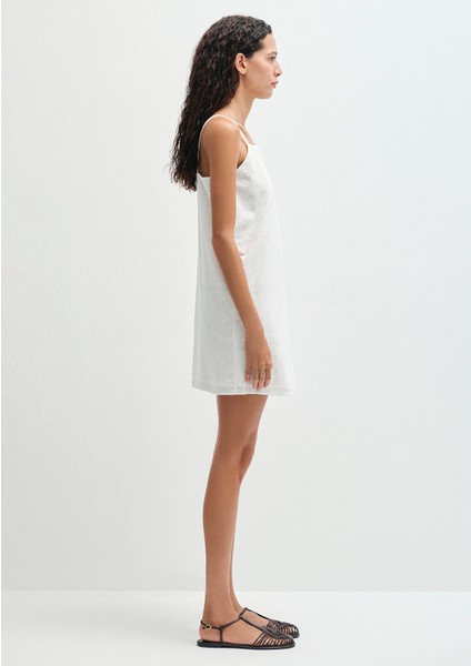 Ekru Elbise 1310740-70057