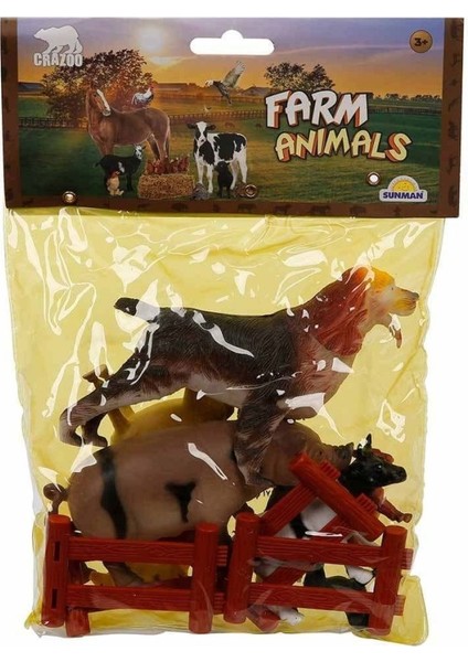 Nessiworld 0708 Çiftlik Hayvanları Poşetli Hayvan Oyun Seti Orta Boy- Sunman fiyatları