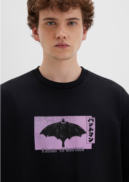 Batman Baskılı Siyah Tişört 0612920-900