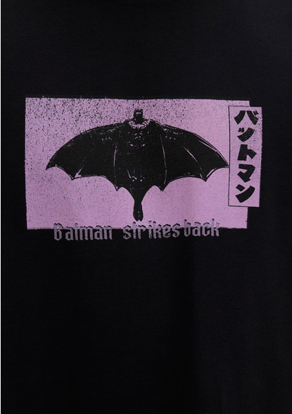 Batman Baskılı Siyah Tişört 0612920-900