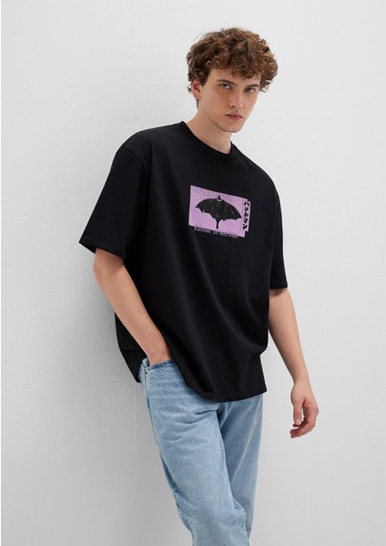 Batman Baskılı Siyah Tişört 0612920-900