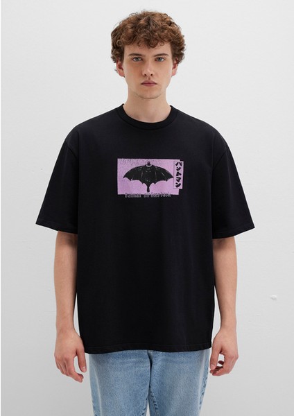 Batman Baskılı Siyah Tişört 0612920-900