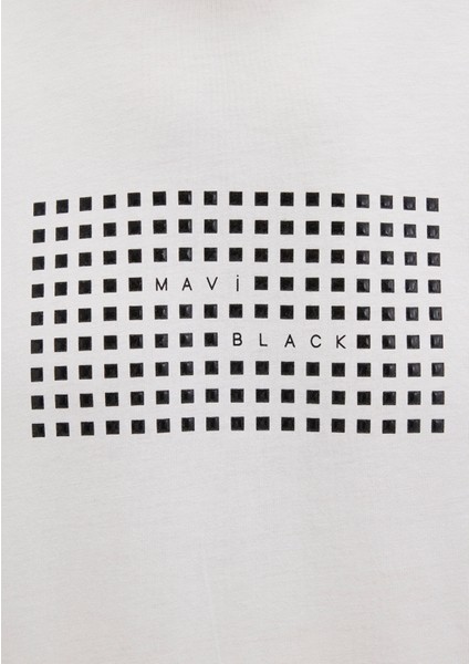 Mavi Black Baskılı Ekru Tişört 0612866-70057