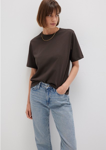 Kahverengi Basic Tişört 1600965-90707