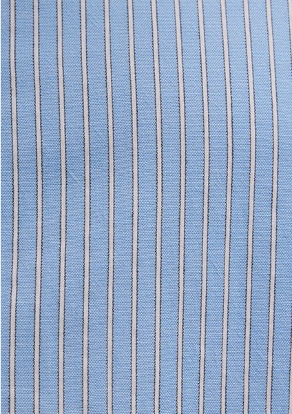 Çizgili Mavi Gömlek 0211710-90934