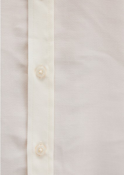 Ekru Tencel Tm Liyosel Gömlek 0211659-70057