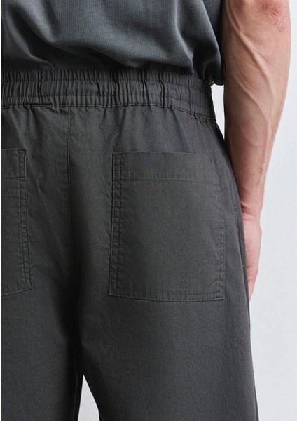 Dikiş Detaylı Antrasit Pantolon 0010477-80106