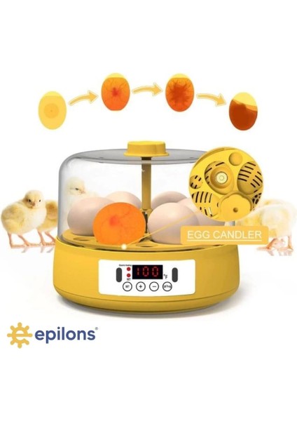 Mini Otomatik Ev Tipi Kuluçka: Papağan Bıldırcın Kuluçka Makinesi 18LI Yumurtalı Mx-18 ( Lisinya )