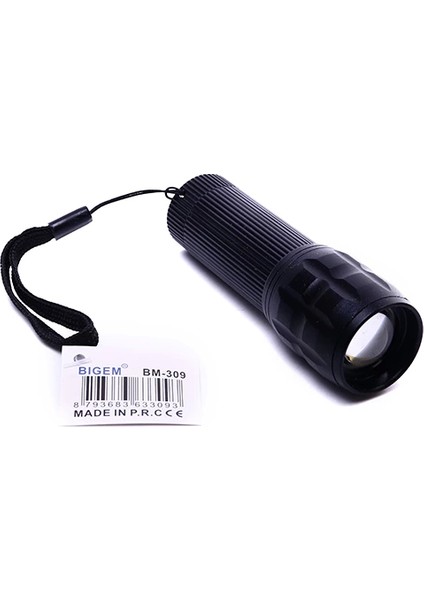 Zoom Odaklamalı El Feneri Bigem BM-309 - Lisinya