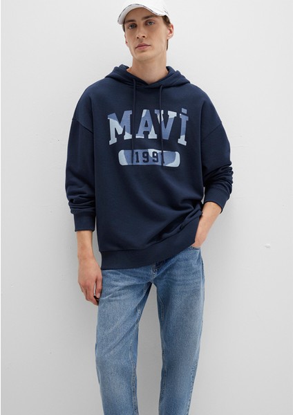 Mavi Baskılı Lacivert Sweatshirt 0S10301-70490