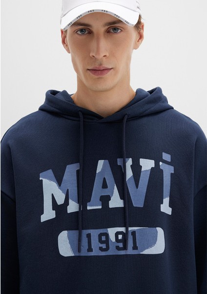 Mavi Baskılı Lacivert Sweatshirt 0S10301-70490