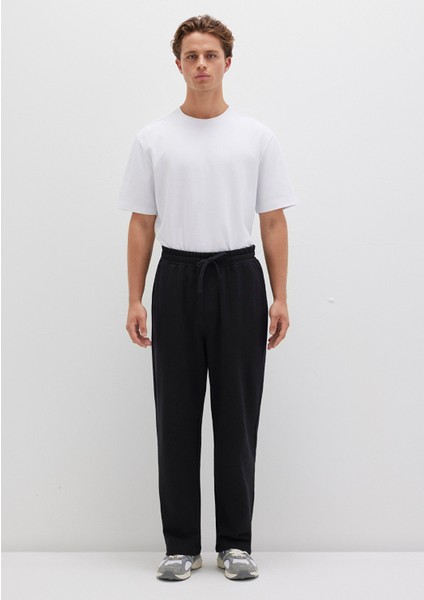 Siyah Basic Eşofman Altı 0010476-900