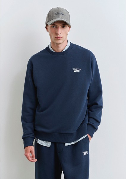 Mavi Logo Lacivert Sweatshirt 0S10467-70497