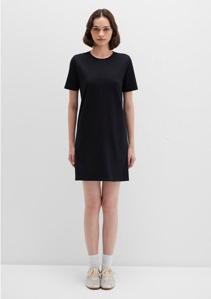 Siyah Mini Elbise 1310773-900