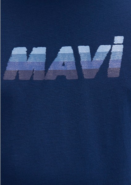 Mavi Baskılı Mavi Tişört 0612904-89353