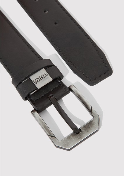 Siyah Suni Deri Kemer 0912074-900