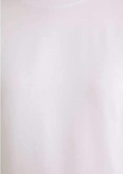 Stretch Beyaz Basic Tişört 162767-620