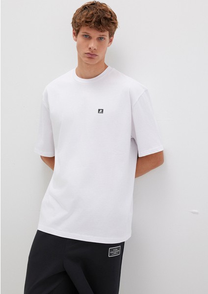 Mavi Pro Beyaz Basic Tişört 0613090-620