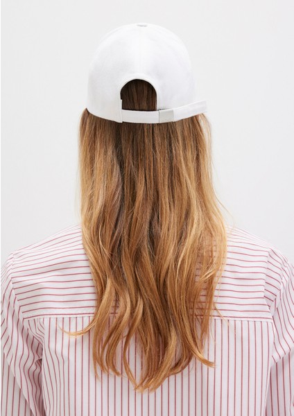 M Logo Nakışlı Beyaz Şapka 1912255-20454