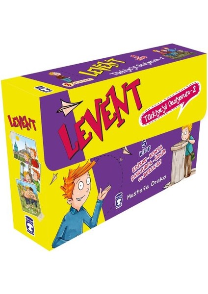 Levent Türkiye'yi Geziyorum - 2 (5 Kitap Takım)