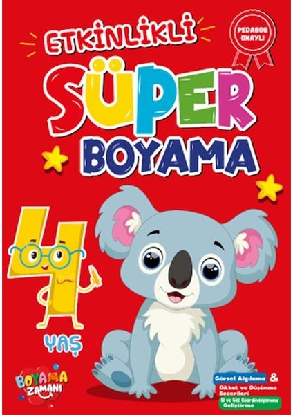 Etkinlikli Süper Boyama 4 Yaş