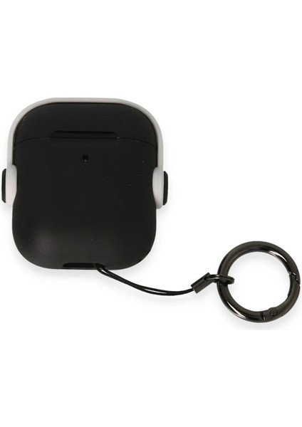 Airpods 2 (2.nesil) Cool Kılıf - SIYAH-BEYAZ-(5796)