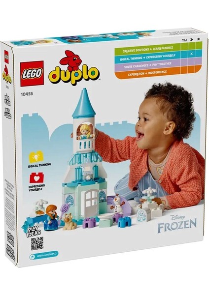 10455 LEGO Duplo Anna ve Elsa'nın Karlar Ülkesi Şato Partisi 54 Parça +2 Yaş