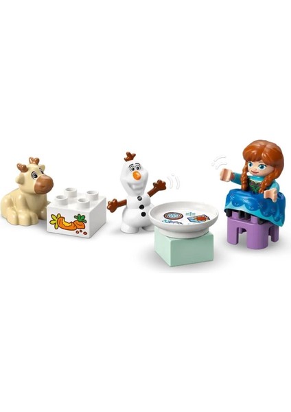 10455 LEGO Duplo Anna ve Elsa'nın Karlar Ülkesi Şato Partisi 54 Parça +2 Yaş modelleri