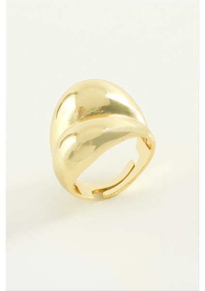 Oval Metal Yüzük